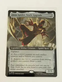 Iron Spider, Stark Upgrade Extended Art Marvel's Spider-Man Foil 279 - Image 1