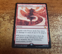 Crackle with Power - Strixhaven STX School of Mages MTG Magic - NM Near Mint - Image 1