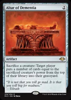 Altar of Dementia -Foil Light Play MTG Modern Horizons - Image 1