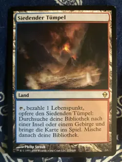 Scalding Tarn Zendikar Regular German Print - Image 1