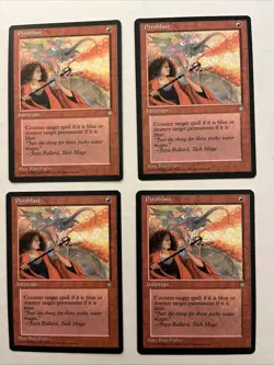 Pyroblast X4 (Playset) MTG Magic The Gathering Ice Age - NM/M - Image 1