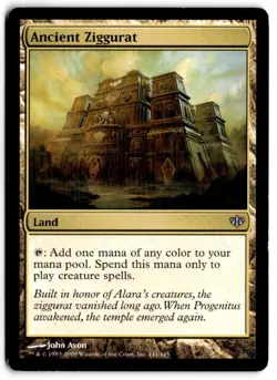 MTG Ancient Ziggurat U CON 141 LP - Image 1
