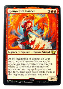 Rionya, Fire Dancer (Anime) R Foundations Jumpstart 75 NM - Image 1
