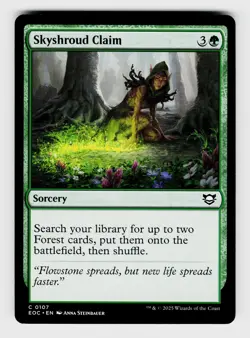 MTG, Commander: Edge of Eternities, Skyshroud Claim, regular, No.107, C - Image 1