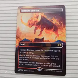 Magic: the Gathering - Wilds of Eldraine ~ Rare ~ Restless Bivouac (BA) - Image 1