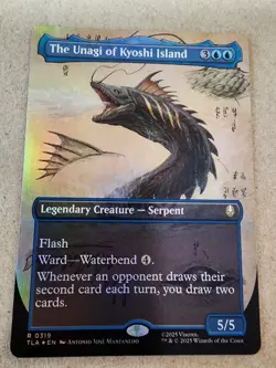 The Unagi of Kyoshi Island - #319 Foil (Borderless) Avatar: Last Airbender Mtg - Image 1