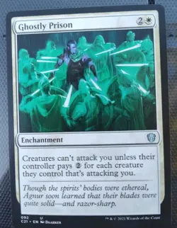 Ghostly Prison - Enchantment - Commander: Kaldheim - Near Mint MTG Card - Image 1