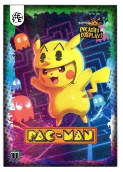 Pac-Man (Pikachu) #180 - Galaxy Holo - Electric Pikachu Cosplay - Pokemon - Image 1