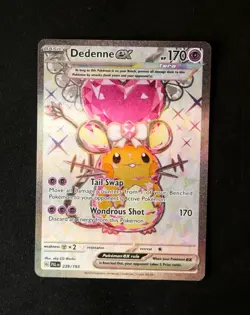 Pokemon Card TCG - Dedenne EX 239/193 - Paldea Evolved - Ultra Rare - NM ⭐ - Image 1