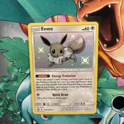 Shiny Eevee SV41/SV94 Pokemon Hidden Fates Shiny Vault Holo Rare NM/M Condition - Image 3