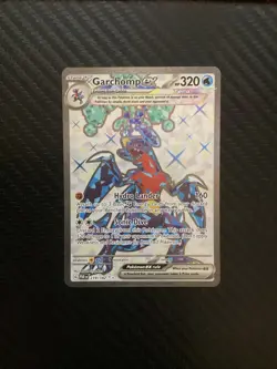 Pokemon Cards Garchomp ex 219/182 Full Art Secret Rare Paradox Rift NM - Image 1