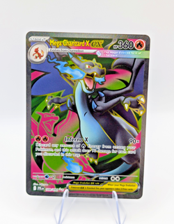 Mega Charizard X ex 109/094 Full Art Ultra Rare Phantasmal Flames Pokemon TCG - Image 1
