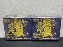 Pokemon TCG Scarlet & Violet Surging Sparks Elite Trainer Box Sealed Lot of 2 - Image 1