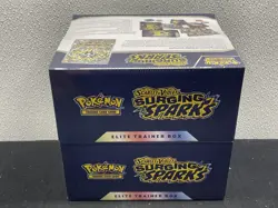 Pokemon TCG Scarlet & Violet Surging Sparks Elite Trainer Box Sealed Lot of 2 - Image 3
