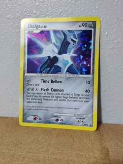 DIALGA 2008 Jumbo POKEMON Foil Holo Black Star Promo TCG Trading Card Game DP26 - Image 1