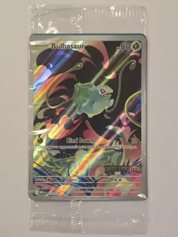 Pokemon Bulbasaur 133/132 English Mega Evolution Stamped Promo SEALED - Image 1