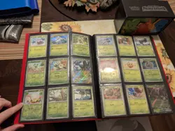 Pokemon TCG Paldea Evolved 93% Partial Set Binder + ETB Box & Lot Bulk NM - Image 3