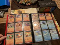 Pokemon TCG Paldea Evolved 93% Partial Set Binder + ETB Box & Lot Bulk NM - Image 4