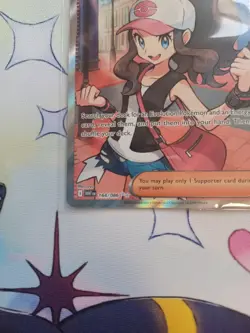 Hilda 164/086 Pokemon Card TCG White Flare Full Rare Art Trainer ENG Holo - Image 2