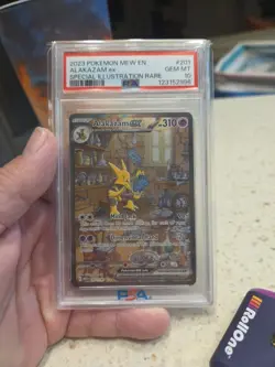Alakazam ex 201/165 Sv: Scarlet & Violet 151 Holo PSA 10 - Pokemon - Image 1