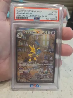 Alakazam ex 201/165 Sv: Scarlet & Violet 151 Holo PSA 10 - Pokemon - Image 2