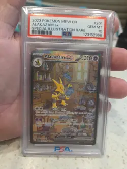Alakazam ex 201/165 Sv: Scarlet & Violet 151 Holo PSA 10 - Pokemon - Image 3