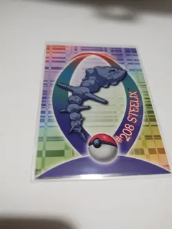 2001 Topps Pokemon Glossy Johto League Champions Sticker #229 Steelix 45 Of 62 - Image 2