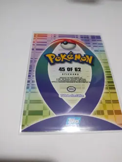 2001 Topps Pokemon Glossy Johto League Champions Sticker #229 Steelix 45 Of 62 - Image 4