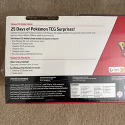 2025 Holiday Advent Calendar Pokemon TCG Costco Exclusive Sealed New w Poke Ball - Image 2