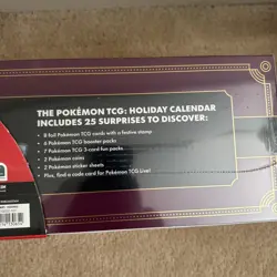 2025 Holiday Advent Calendar Pokemon TCG Costco Exclusive Sealed New w Poke Ball - Image 3
