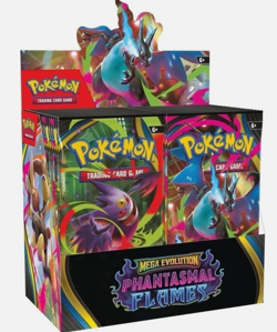 IN HAND Pokemon TCG: Phantasmal Flames Factory Sealed Booster Box - Image 1
