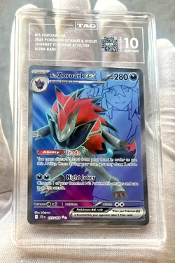 2025 Pokemon S&V Journey Together N's Zoroark ex 175/159 UR - TAG 10 - PSA CGC - Image 2