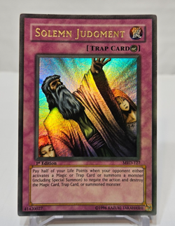 Solemn Judgment MRD-127 Ultra Rare 1st Edition Yugioh 7978 - Image 1