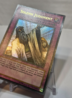 Solemn Judgment MRD-127 Ultra Rare 1st Edition Yugioh 7978 - Image 3