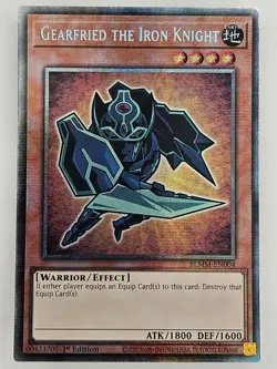 Yu Gi Oh - BLMM-EN004 Gearfried The Iron Knight - Starlight Rare - Image 1