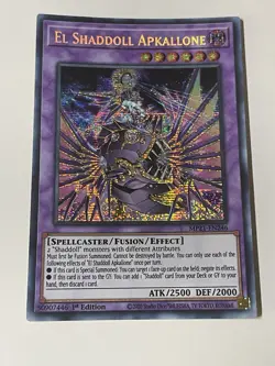 Yugioh El Shaddoll Apkallone MP21-EN246 Secret Rare #Y4 - Image 1