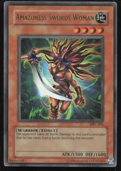 Yu-Gi-Oh TCG Magician's Force #MFC-061 Amazoness Swords Woman Ultra Rare - Image 1