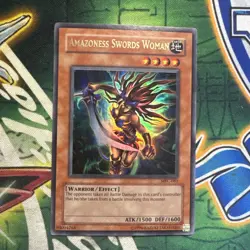 Yugioh! Amazoness Swords Woman MFC-061 Ultra Rare Unlimited Vintage VLP/NM - Image 1