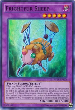 1 x Frightfur Sheep - FUEN-EN023 - Super Rare - Unlimited Edition Near Mint, Eng - Image 1