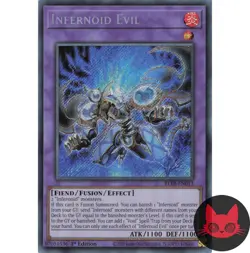 Yugioh Infernoid Evil BLTR-EN013 Secret Rare 1st Edition NM - Image 1