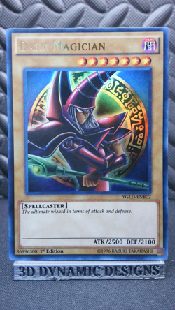 | Yugioh Dark Magician YGLD-ENB02 1st ED Ultra King Of Games YugisDeck NM ?? | - Image 1