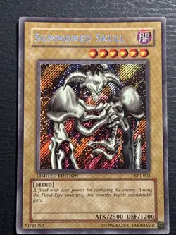 Summoned Skull BPT-002 Secret Rare Limited Edition Yu-Gi-Oh Card Light Played LP - Image 1