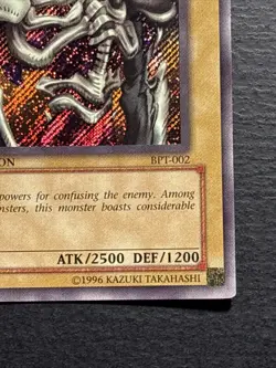 Summoned Skull BPT-002 Secret Rare Limited Edition Yu-Gi-Oh Card Light Played LP - Image 4