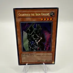 Yu-Gi-Oh! Gearfried the Iron Knight Secret Rare 2003 Collectors Tin BPT-012 NM - Image 1