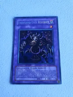 Yugioh Thousand-Eyes Restrict MC1-EN004 (Secret Rare) Limited Edition #Y189 - Image 1