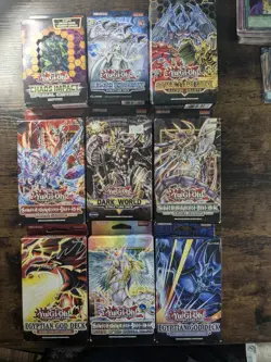 YU-GI-OH HUGE SEALED LOT OF 9 STRUCTURE DECKS+LEGENDARY DRAGON DECKS - Image 1