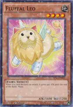 1x (P) Fluffal Leo - SP17-EN002 - Starfoil Rare - 1st Edition YuGiOh - Image 1