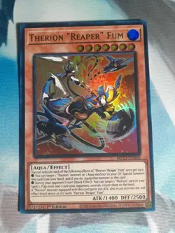 Yugioh Therion "Reaper" Fum MP23 Ultra Rare 1st Ed NM - Image 1