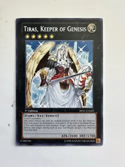 Tiras, Keeper of Genesis - 1st Ed - Rare - BP01-EN029 - LP - Image 1
