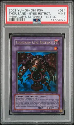 Thousand-Eyes Restrict | PSA 9 | 1st Edition Ultra Rare| PSV-084 | YuGiOh - Image 1